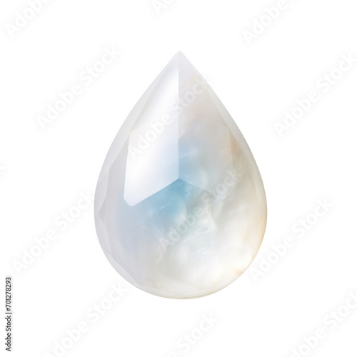 moonstone isolated on transparent background Remove png, Clipping Path, pen tool photo