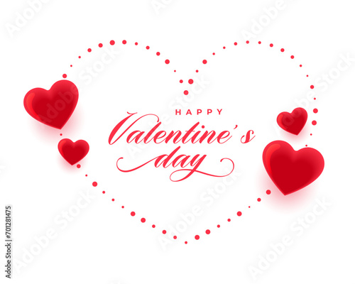 elegant valentines day event background with 3d love heart