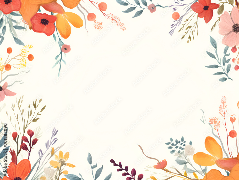 floral page border