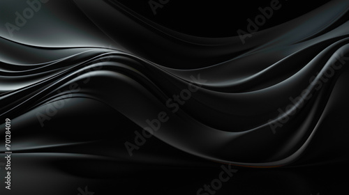 A midnight black solid color abstract background with subtle reflective elements.
