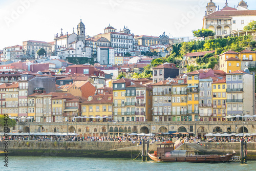 Ribeira district  in the historic  center of Porto photo
