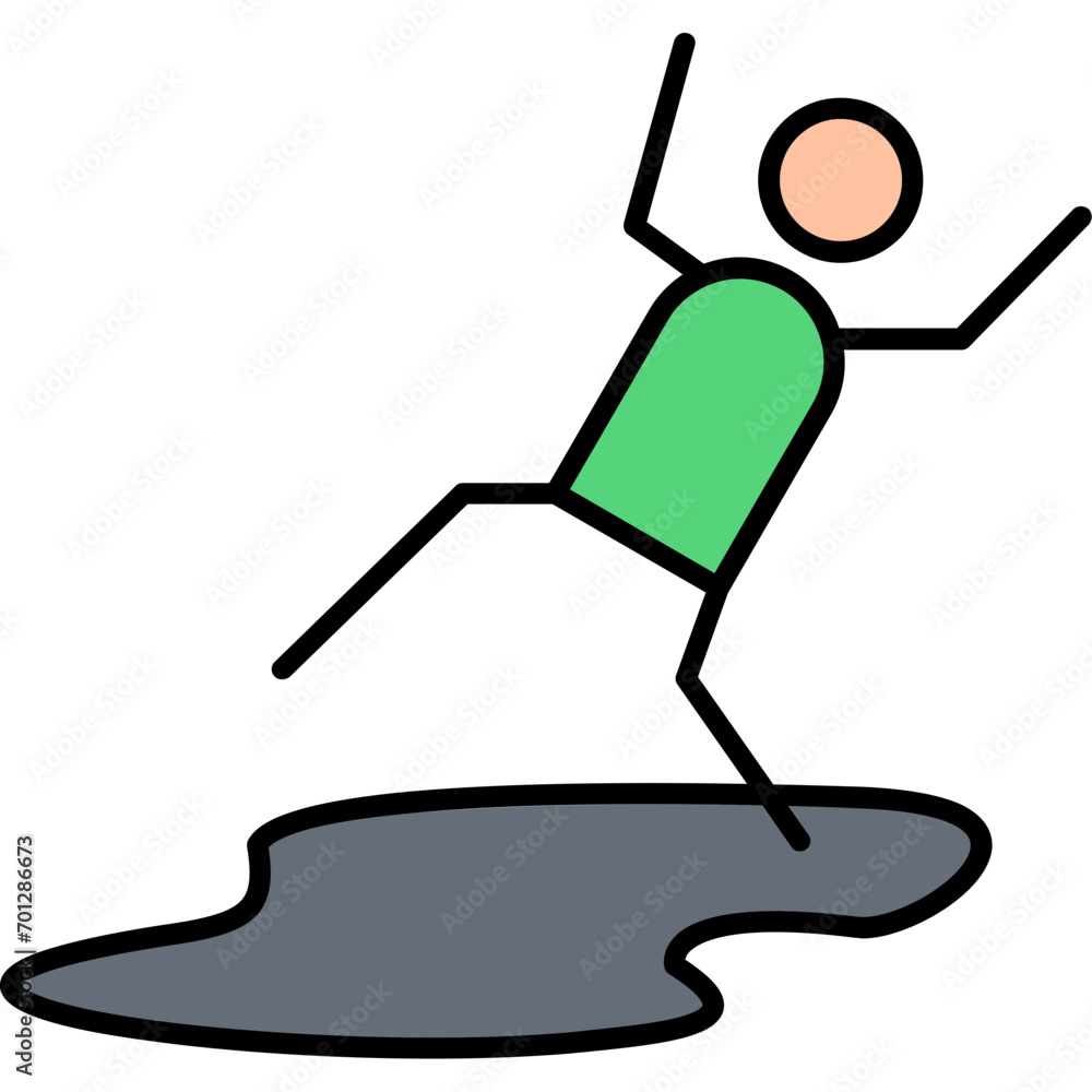 Slippery Icon Slippery Icon