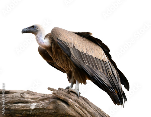 Geier vogel isoliert auf wei  en Hintergrund  Freisteller 