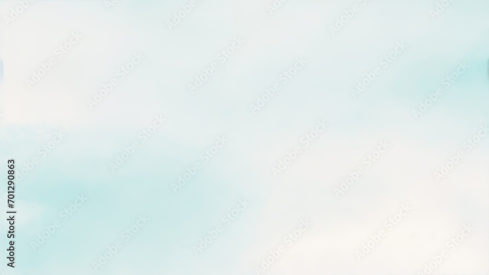 Ombre Cyan watercolor texture paper background