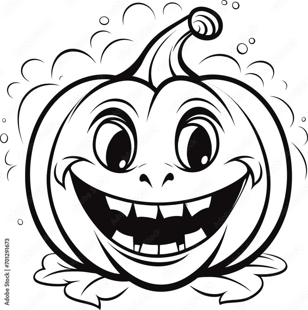 Halloween pumpkin vector image Halloween pumpkin vector image