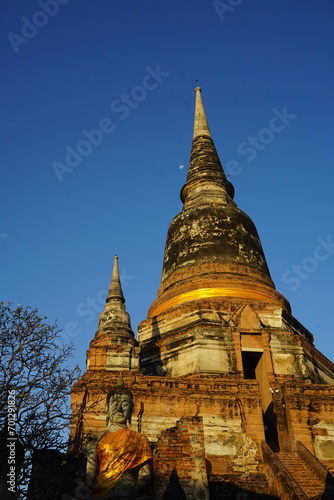 Wat Yai Chai Mongkhon, Ayutthaya, Thailand in early morning