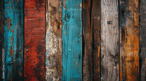 A multicolored wood texture