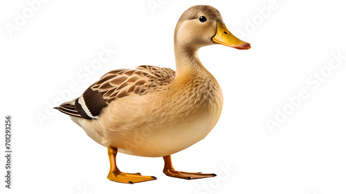 Duck Image, Transparent Waterfowl, PNG Format, No Background, Isolated Quacking Bird, Wetland Wildlife