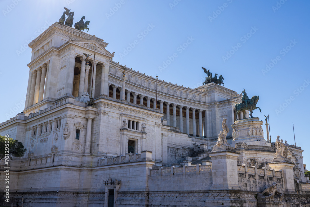 Victor Emmanuel II National Monument in Rome, Italy