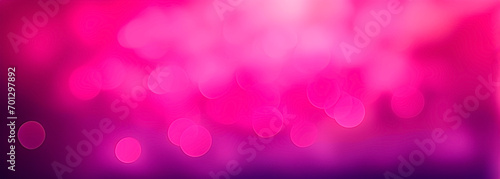 Pink blurred bokeh background. Banner format.