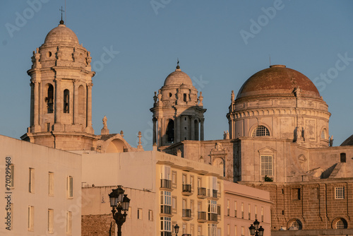 Photography of Cadiz in Andalucia, Spain. Cathedral. Photograph of the promenade. Sea. City. City View.