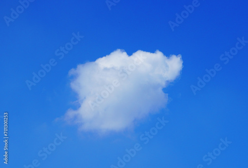 Blue sky and Summer white clouds background.