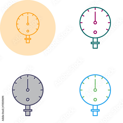 Manometer Vector Icon
