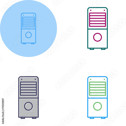 Air Dehumidifier Vector Icon
