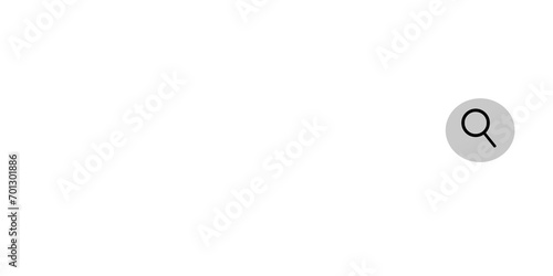 search bar, search box isolated on transparent background. vector illustration. find