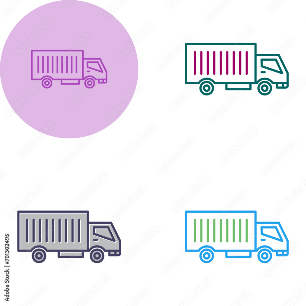 Moving Truck Vector Icon Moving Truck Vector Icon