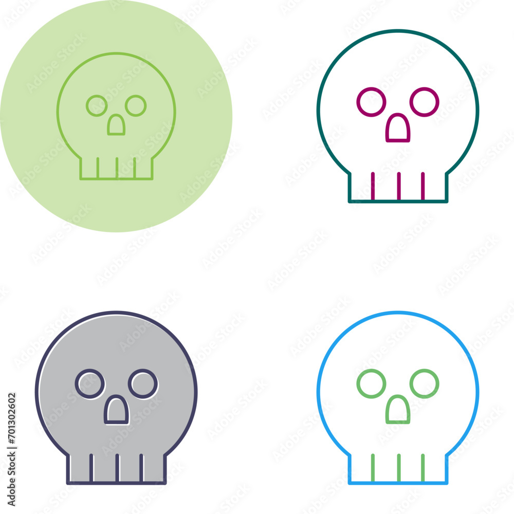 Pirate Skull Vector Icon