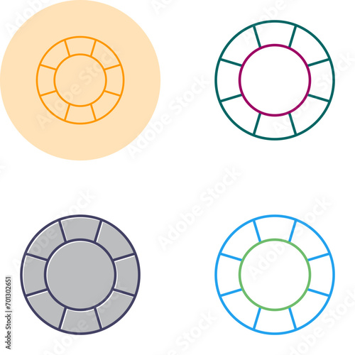 Life Saving Tube Vector Icon