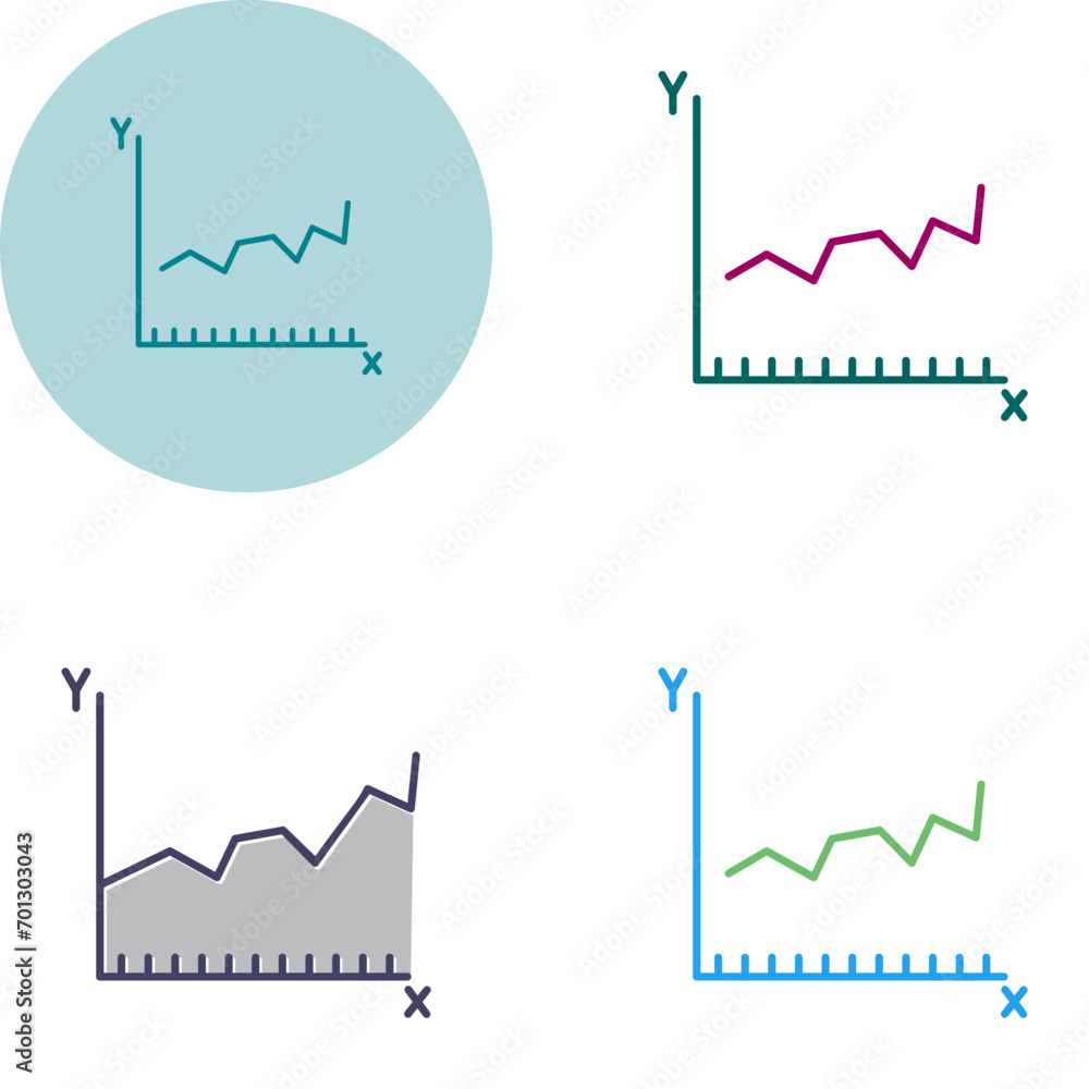 Graph Vector Icon Graph Vector Icon