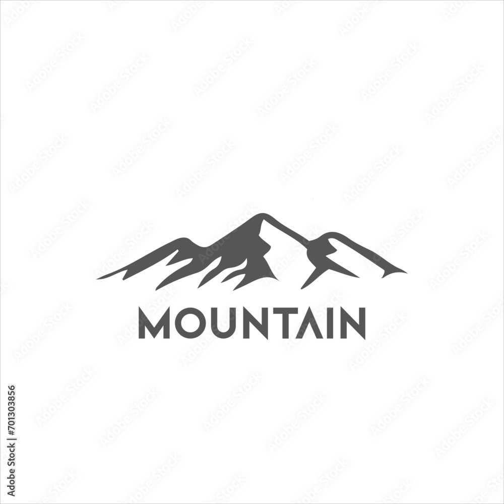 Mountain nature landscape logo and symbols icons template Mountain nature landscape logo and symbols icons template