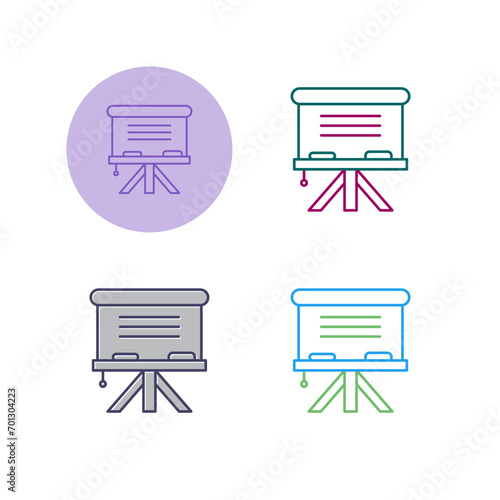 Whiteboard Vector Icon