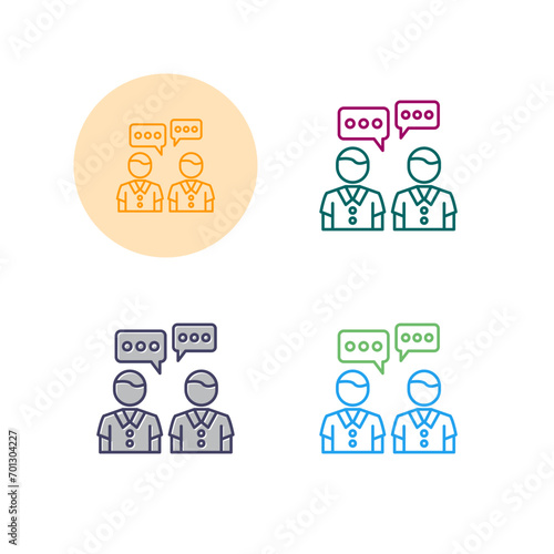 Conversation Vector Icon