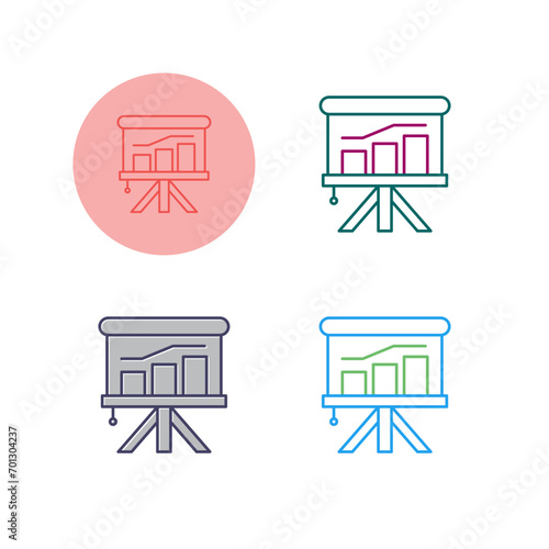 Graph Vector Icon
