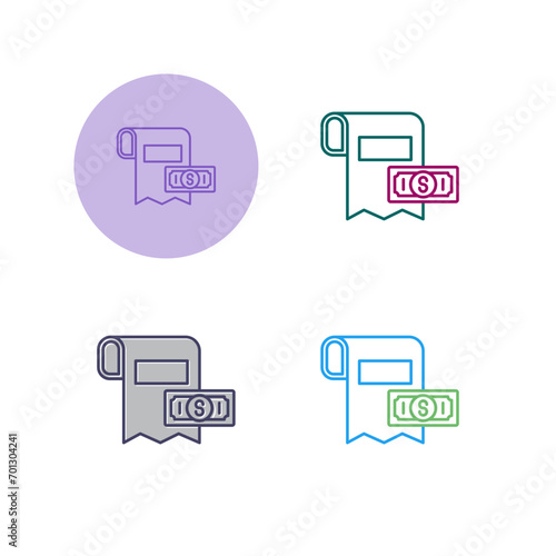 Bills Vector Icon