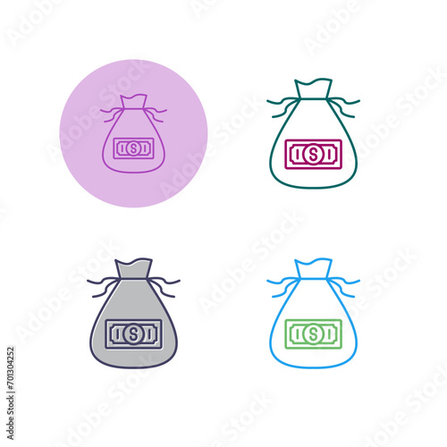 Money Bag Vector Icon
