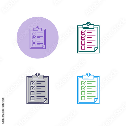 Checklist Vector Icon
