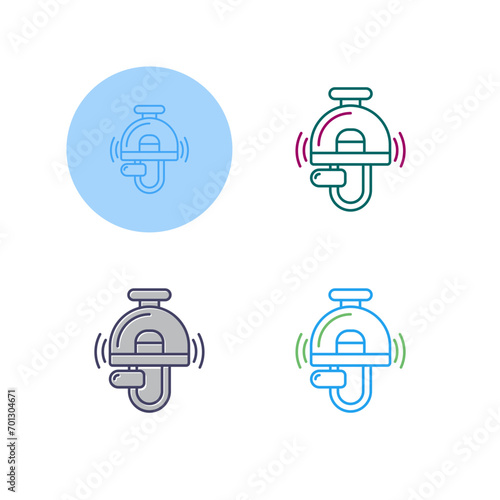 Cycle Bell Vector Icon