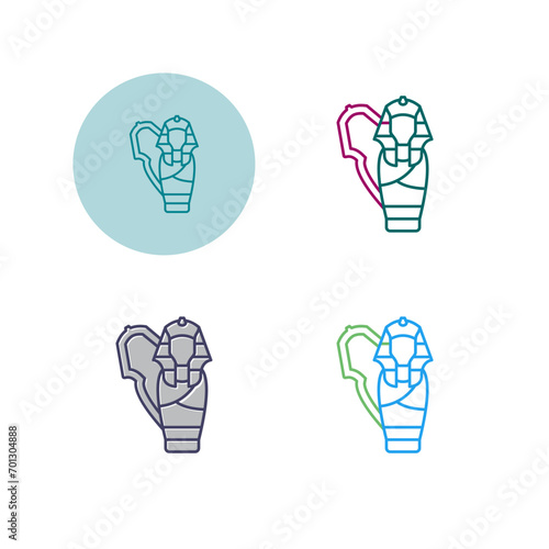 Sarcophagus Vector Icon