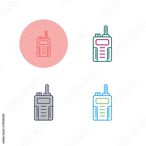 Walkie Talkie Vector Icon