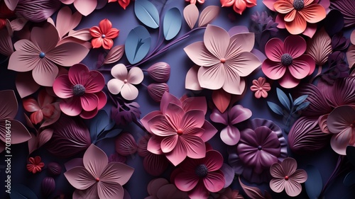 valentine's day background. Flowers symbols of love for the design of greeting cards