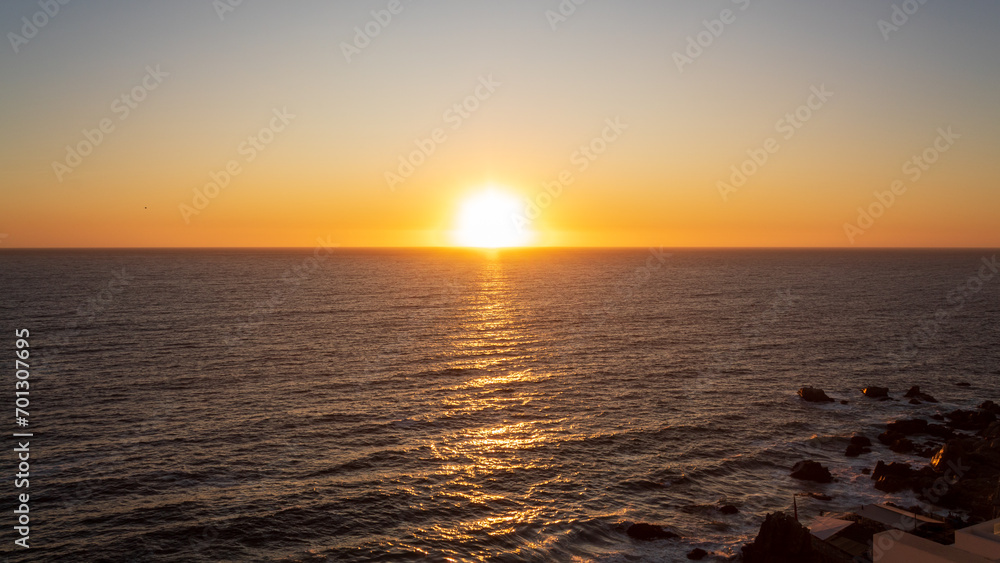 sunset at the beach Reñaca, Viña del Mar, Valparaiso, Chile sunset at the beach Reñaca, Viña del Mar, Valparaiso, Chile