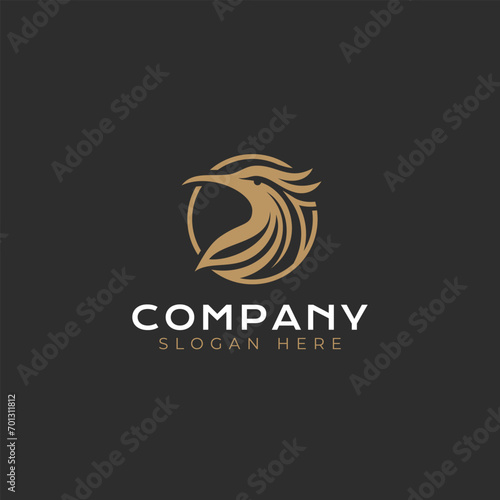 Luxury crocodile mascot vector logo design. Simple minimalist amphibian animal as company brand identity. Vector illustration.