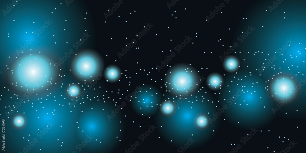 blue glow particle abstract bokeh background. 2022 New Year Abstract shiny color gold wave design element blue glow particle abstract bokeh background. 2022 New Year Abstract shiny color gold wave design element