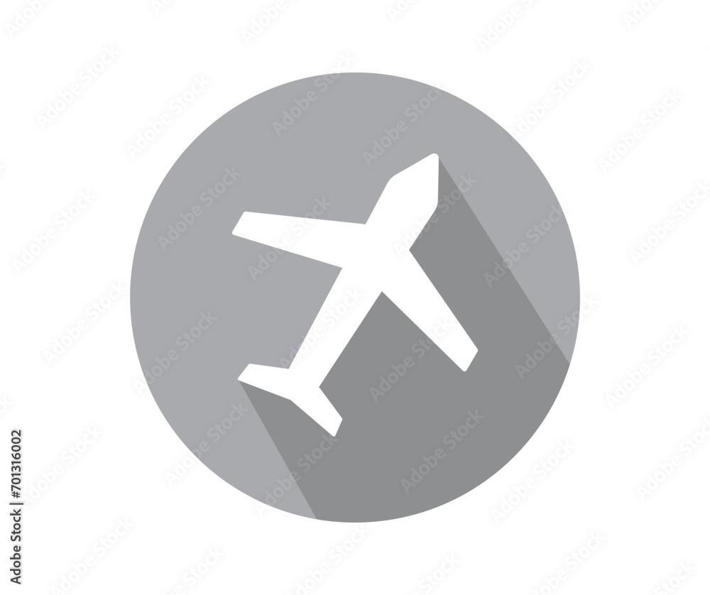 Plane vector icon in modern flat style isolated. Collection of vector symbol on white background. Airplane icon symbol isolated . Vector illustration. Plane vector icon in modern flat style isolated. Collection of vector symbol on white background. Airplane icon symbol isolated . Vector illustration.