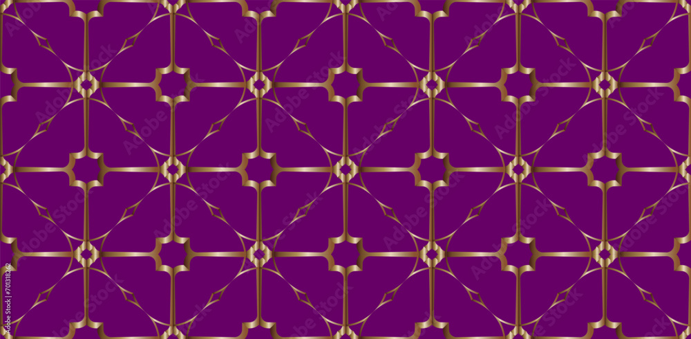 Fototapeta premium Abstract classic golden pattern. Geometric shape with city-forming abstract background. Abstract classic golden pattern. For greeting card, flyers posters, brochures. 