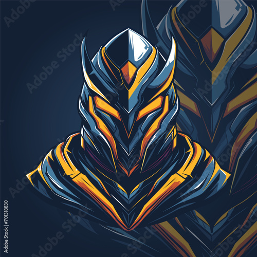 Cyber Titan Esport Gaming Logo Concept