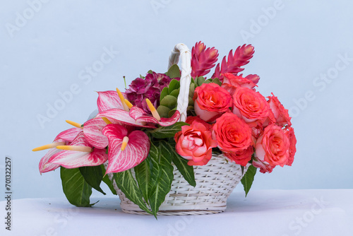 Beautiful flowers in a vase