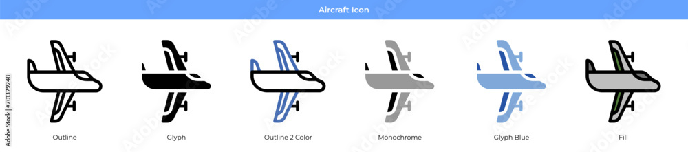 Aircraft Icon Set Vector Aircraft Icon Set Vector