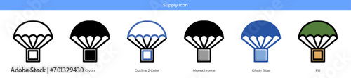 Supply Icon Set Vector