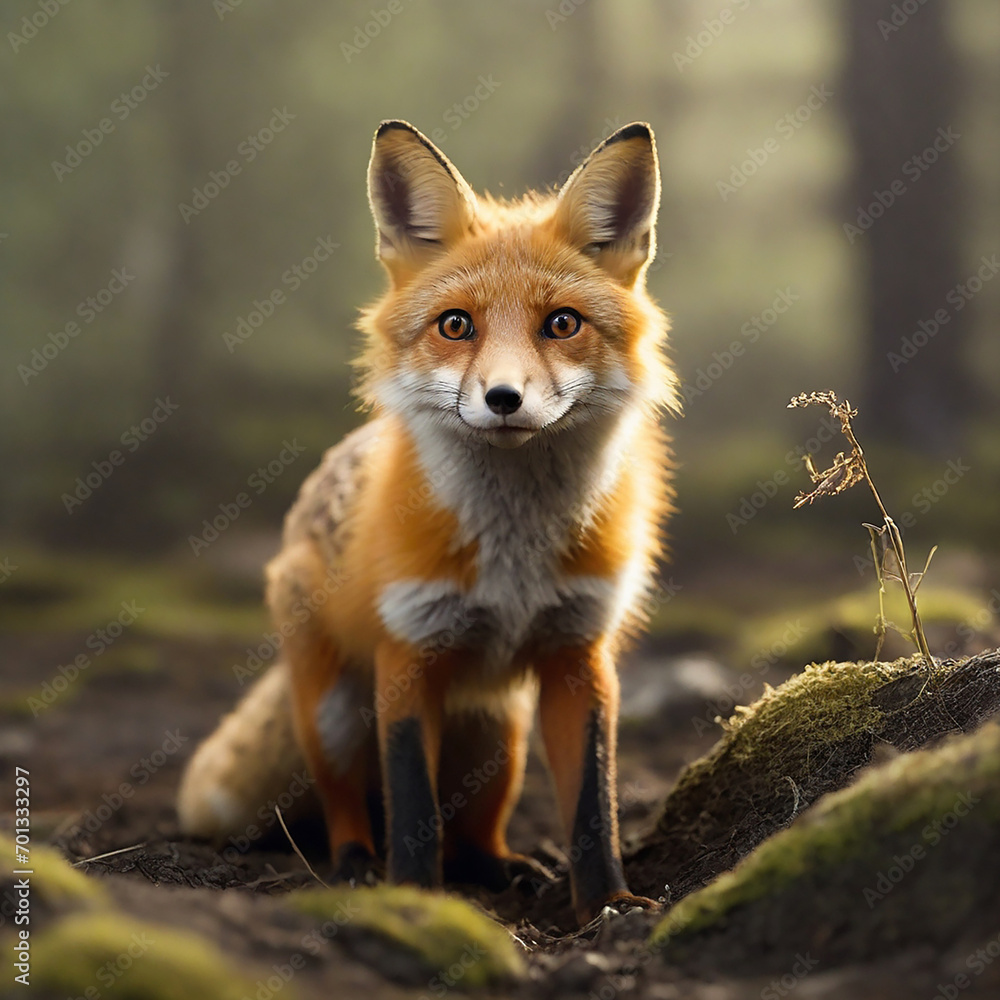 Fox Mystical Exploration into the World of Twilight Tricksters ai generated Fox Mystical Exploration into the World of Twilight Tricksters ai generated