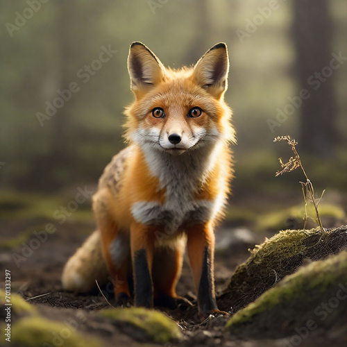 Fox Mystical Exploration into the World of Twilight Tricksters ai generated © Aziz