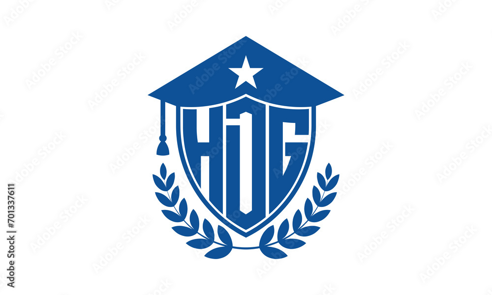 HDG three letter iconic academic logo design vector template. monogram, abstract, school, college, university, graduation cap symbol logo, shield, model, institute, educational, coaching canter, tech HDG three letter iconic academic logo design vector template. monogram, abstract, school, college, university, graduation cap symbol logo, shield, model, institute, educational, coaching canter, tech