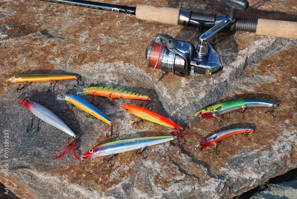 Fishing lures and tackle storage