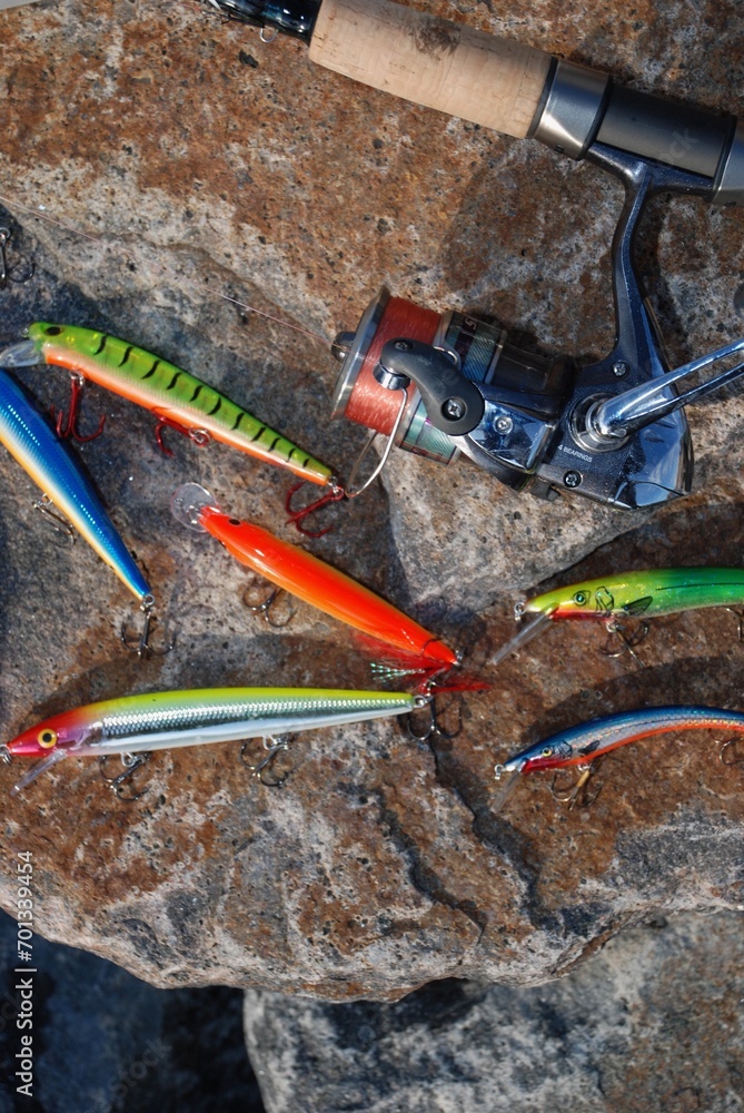 Fishing lures and tackle storage