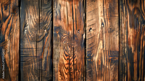 Rustic charred wood texture. Perfect for backgrounds or design elements with authentic detail. photo