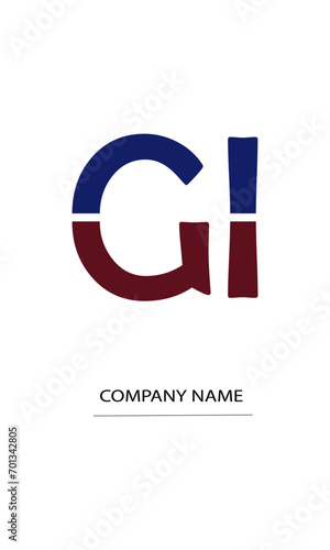 GI or IG Minimal Logo Design Vector Art Illustration Free Download GI or IG Minimal Logo Design Vector Art Illustration - GFXLoad